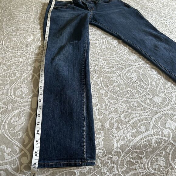 Old Navy Jeans Women 6 Short Blue Curvy Profile Mid Rise MediumWash Preppy Comfy - Picture 8 of 15